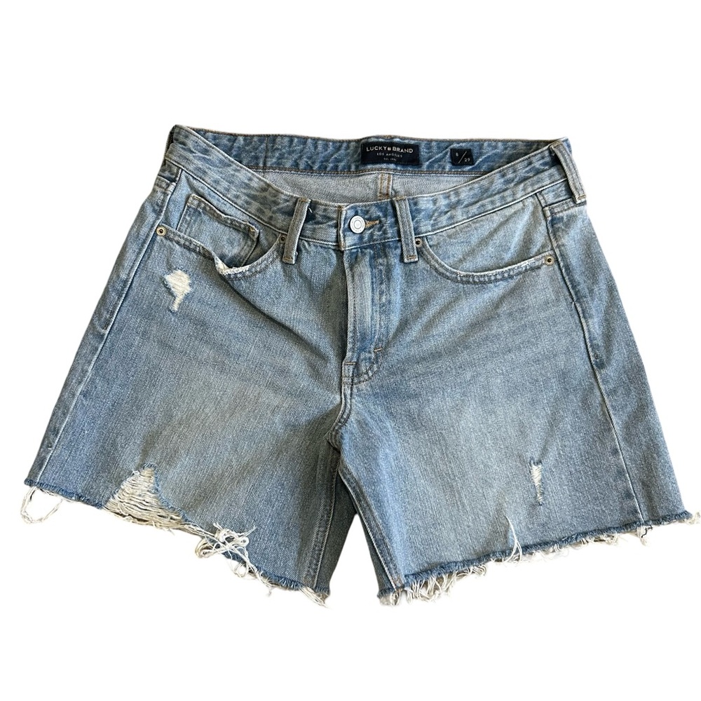 Women's Lucky Brand Boyfriend Denim Jean Short Size 8/29